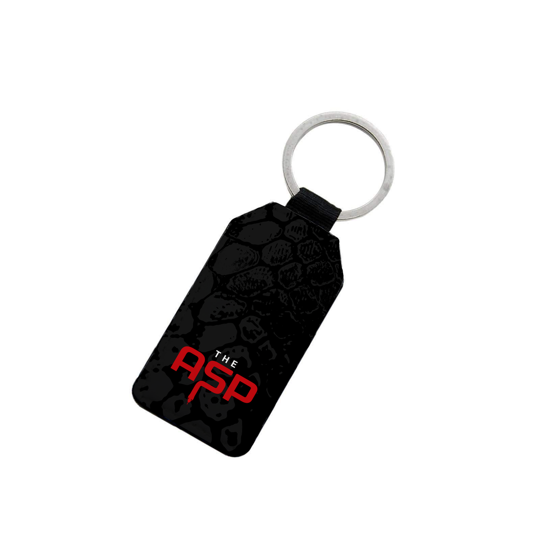 The Asp Twin Snakes Keyring - Black