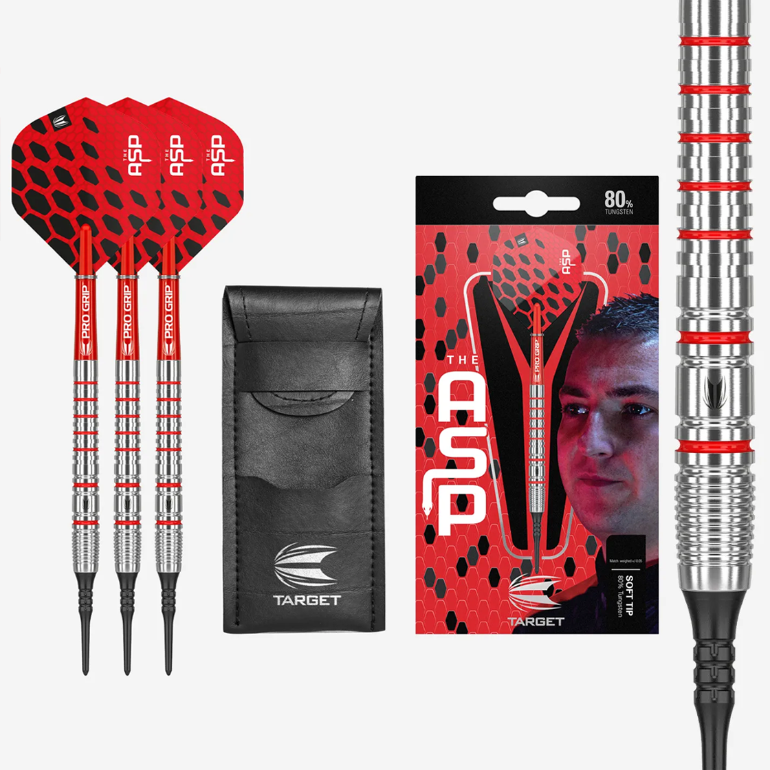 Nathan Aspinall 18g 80% Tungsten Soft Tip Darts